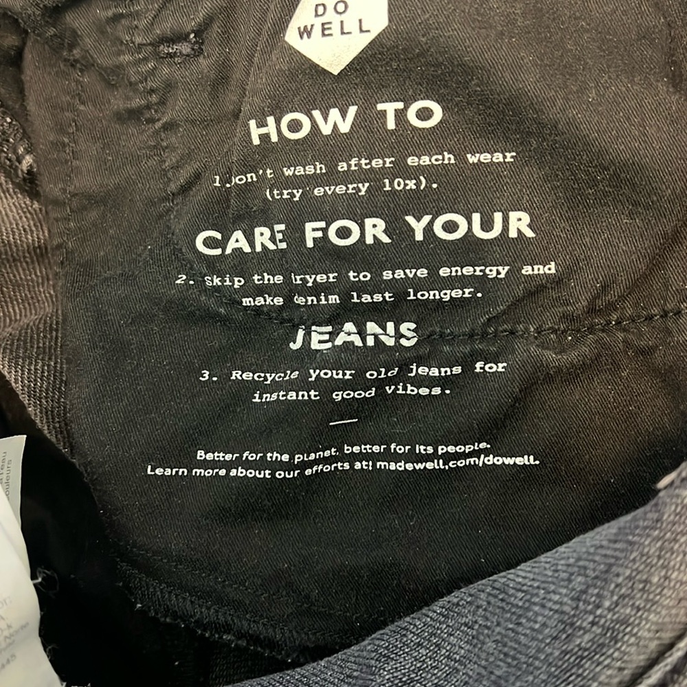 MADEWELL VINTAGE PANTS SIZE 27T 10" HIGH-RISE SKYNNY - Picture 10 of 14